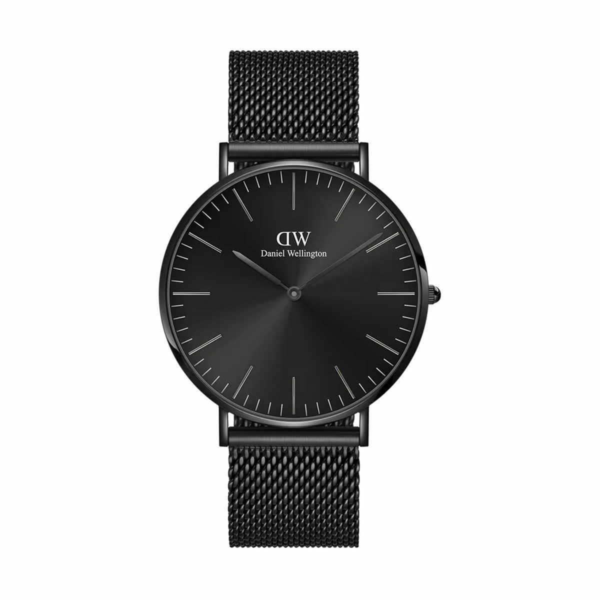 Daniel Wellington / ダニエルウェリントンクラシック 40mm メッシュ オニキス ブラックの公式ECサイト掲載画像