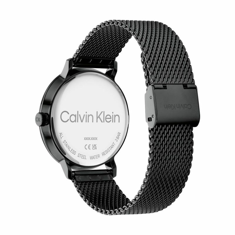 Calvin Klein / カルバンクライン モダン - 3H ブラック IP 42MM