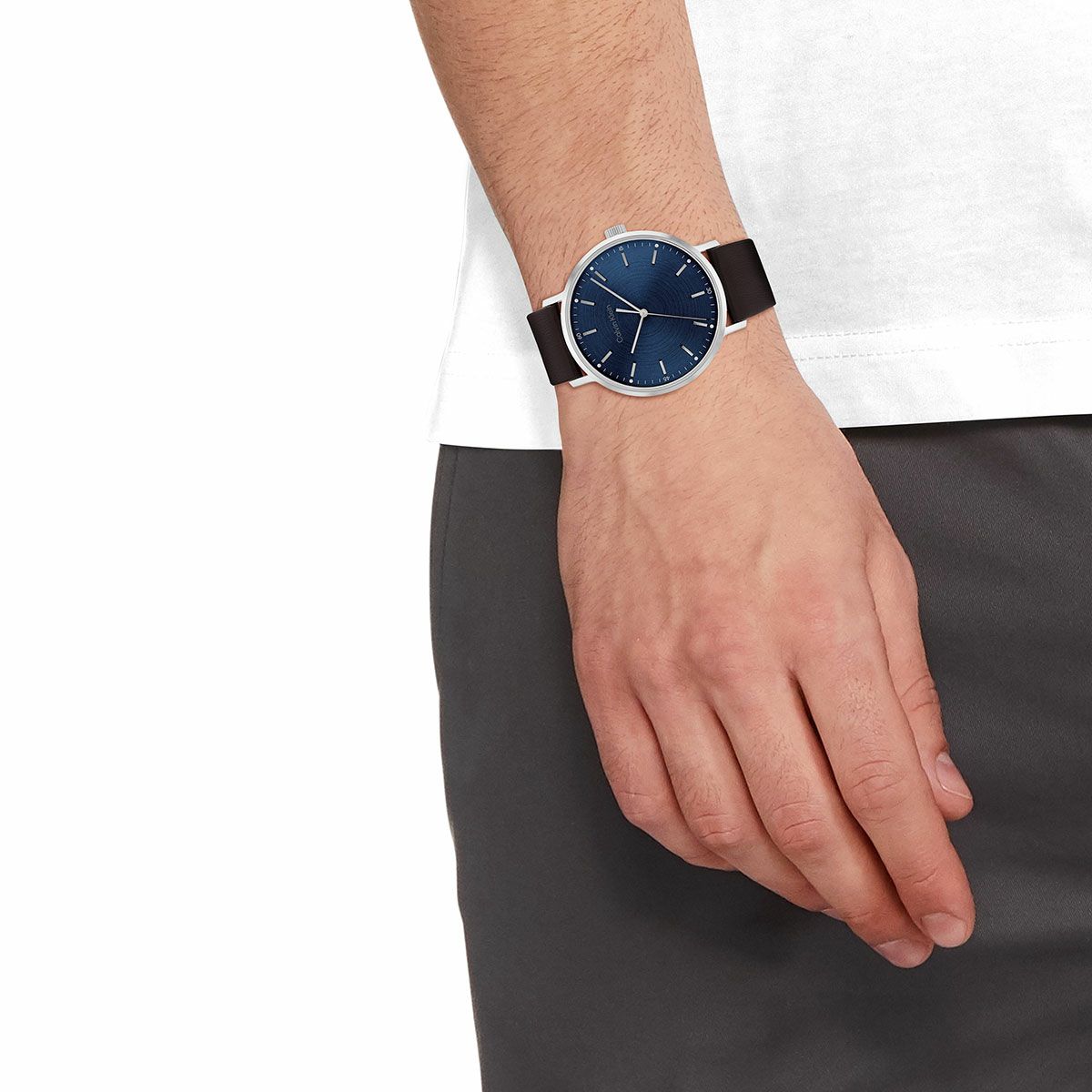Calvin Klein / カルバンクライン モダン - 3H SS 42MM ブルー 