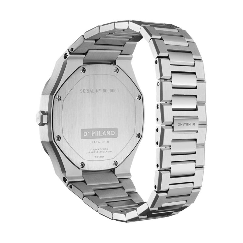 D1 MILANO★Ultra Thin ブレスレット時計 34mm [Marble Silver] D1 MILANO / ディーワンミラノウルトラ シン ブレスレット 34mm