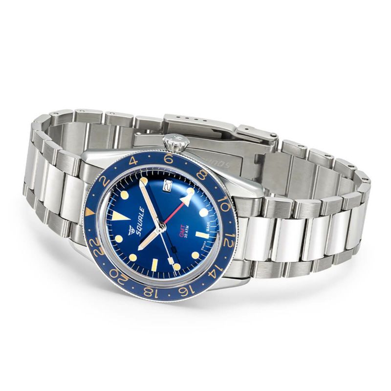 受注販売】SQUALE / スクワーレ SUB-39 GMT ヴィンテージ ブルー