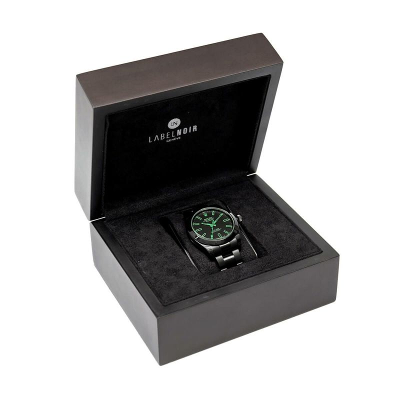 LABEL NOIR | LABEL NOIR / ラベルノワールロレックス カスタム LN022C RM 116400 ROLEX MILGAUSS  メンズ 男性用 腕時計 おしゃれ ブランド