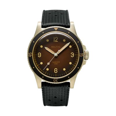 BALTIC WATCHES / バルチックアクアスカーフ ブロンズ ブラウンダイアルトロピックラバーベルトの公式ECサイト掲載画像