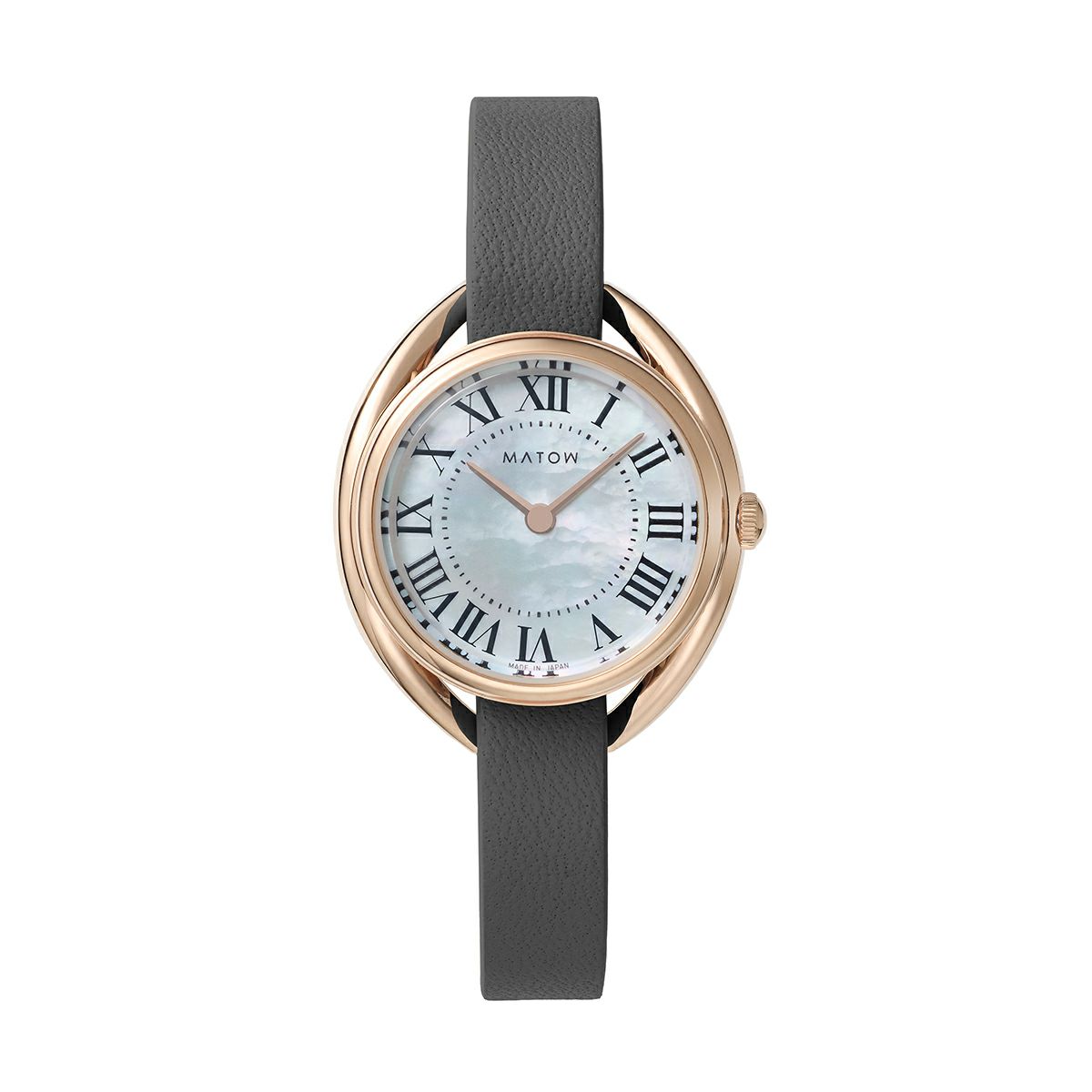 MATOW / マトウ Shiki HARU ラウンド ローズゴールド 白亜 / カイウの公式ECサイト掲載画像