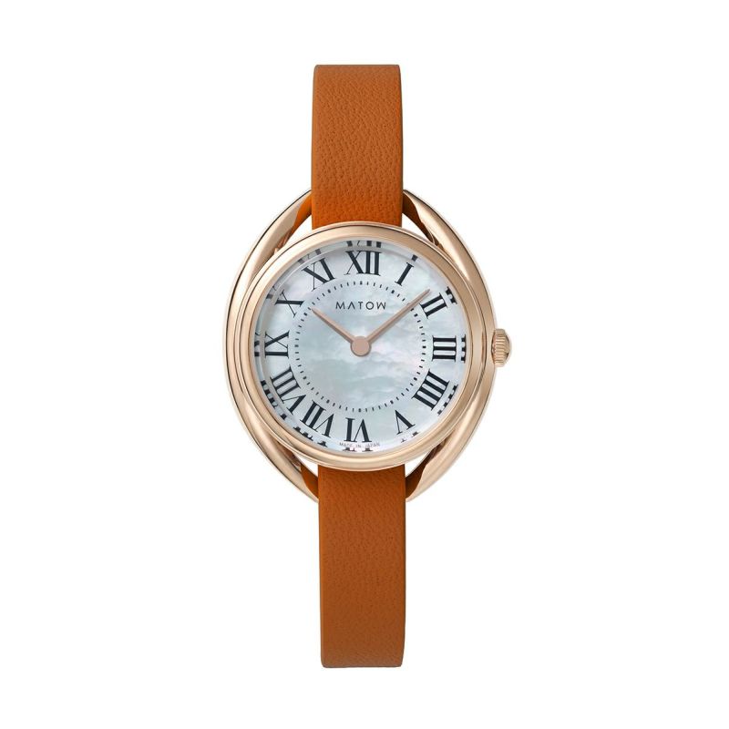 MATOW / マトウ Shiki HARU ラウンド ローズゴールド 白亜 / チューリップの公式ECサイト掲載画像