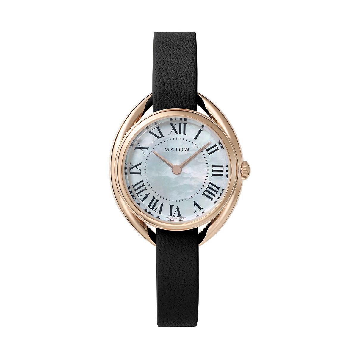 MATOW / マトウ Shiki ラウンド ローズゴールド 白亜 / NATSU ユーカリの公式ECサイト掲載画像