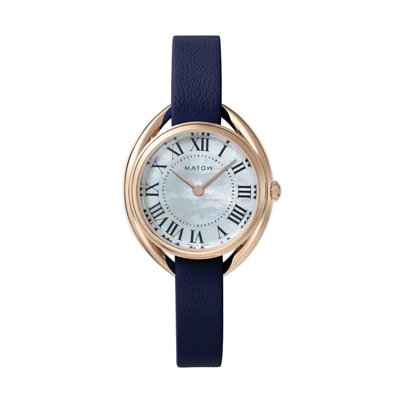 MATOW / マトウ Shiki ラウンド ローズゴールド 白亜 / NATSU エリンジュームの公式ECサイト掲載画像