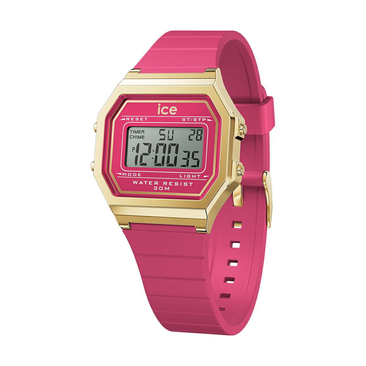 ICE-WATCH / アイスウォッチ ICE digit retro - ラズベリーシャーベット - スモールの公式ECサイト掲載画像