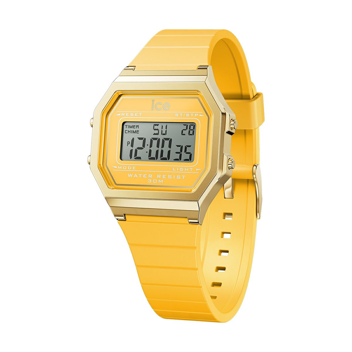 ICE-WATCH / アイスウォッチ ICE digit retro - ライトパイナップル - スモールの公式ECサイト掲載画像