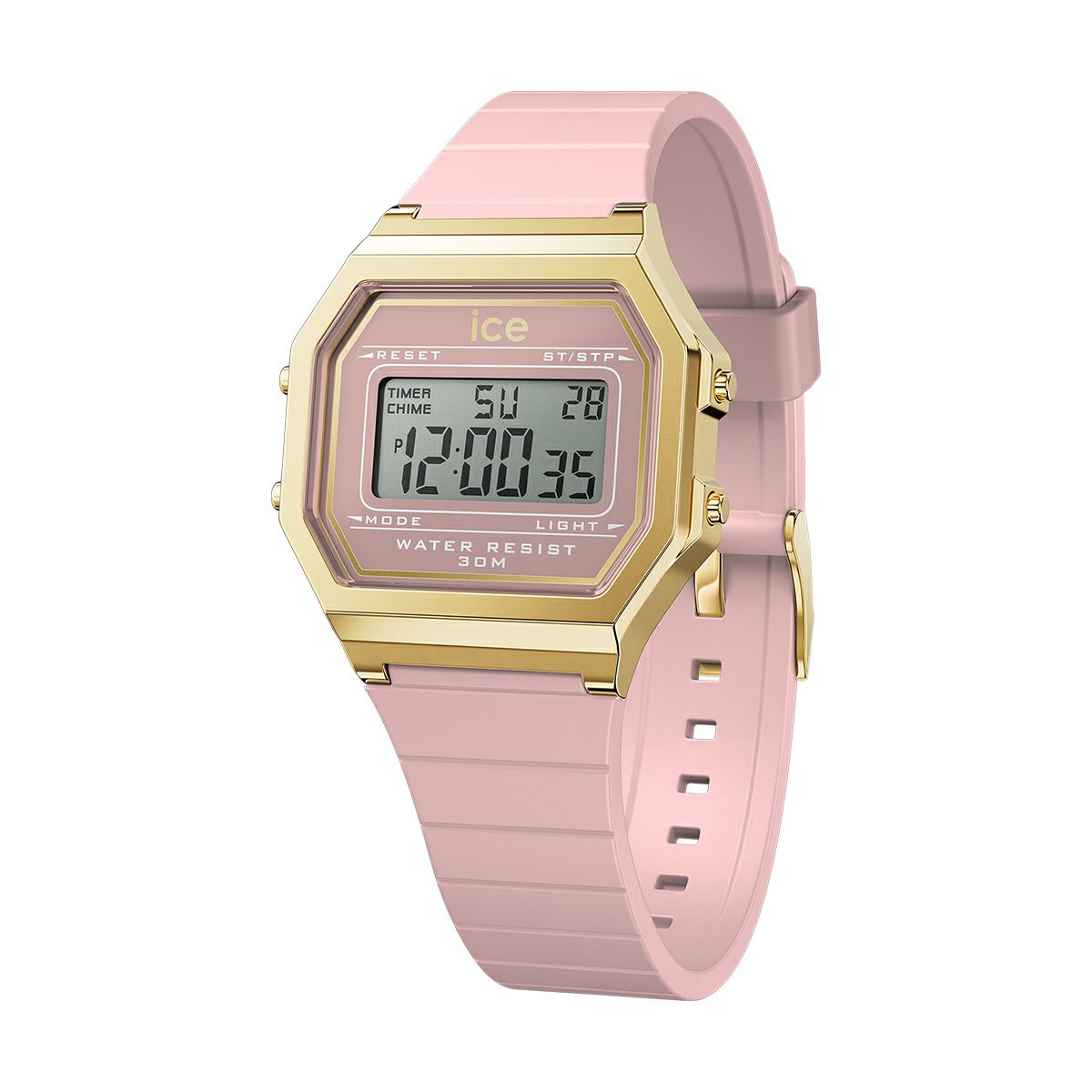 ICE-WATCH / アイスウォッチ ICE digit retro - ブラッシュピンク - スモールの公式ECサイト掲載画像