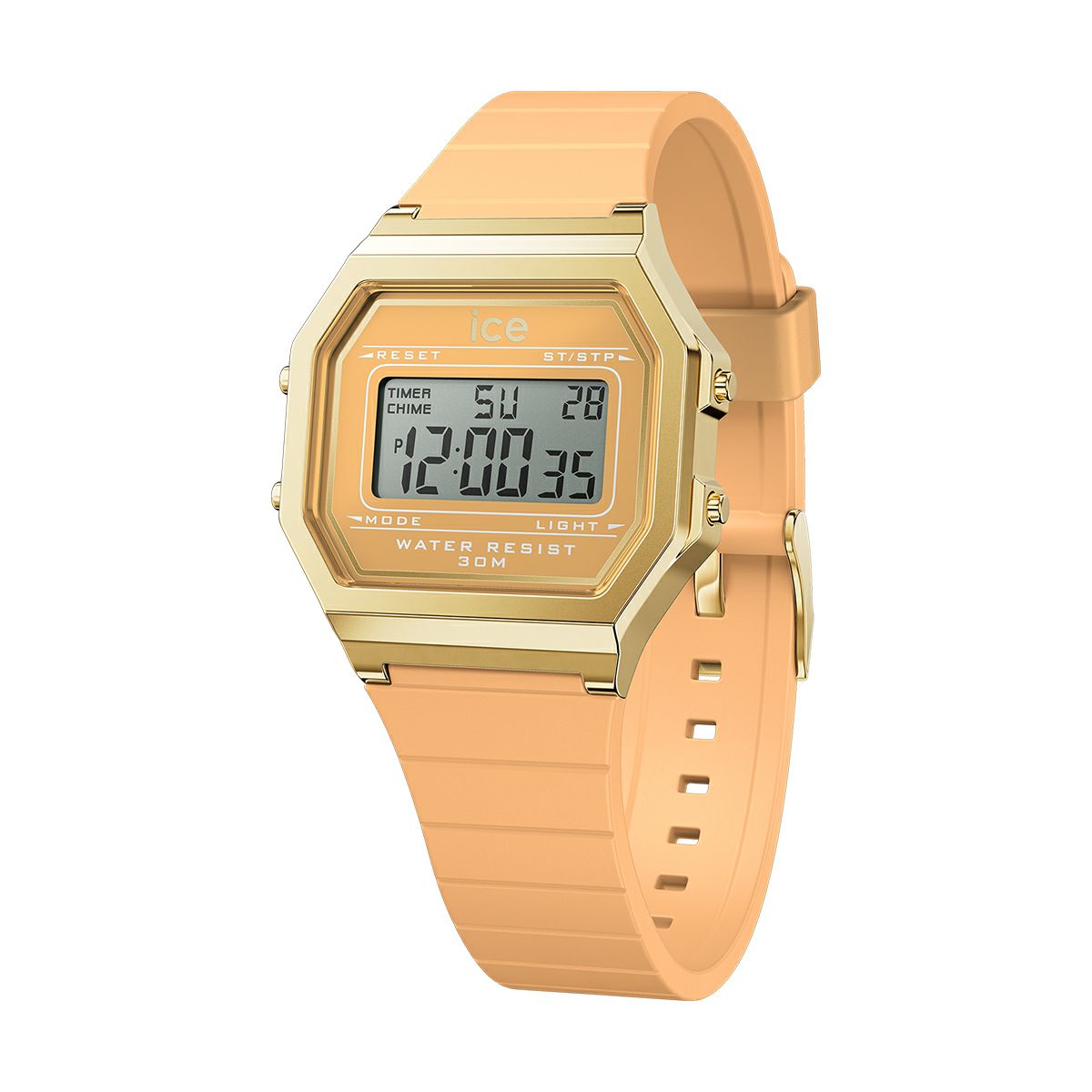 ICE-WATCH / アイスウォッチ ICE digit retro - ピーチスキン - スモールの公式ECサイト掲載画像