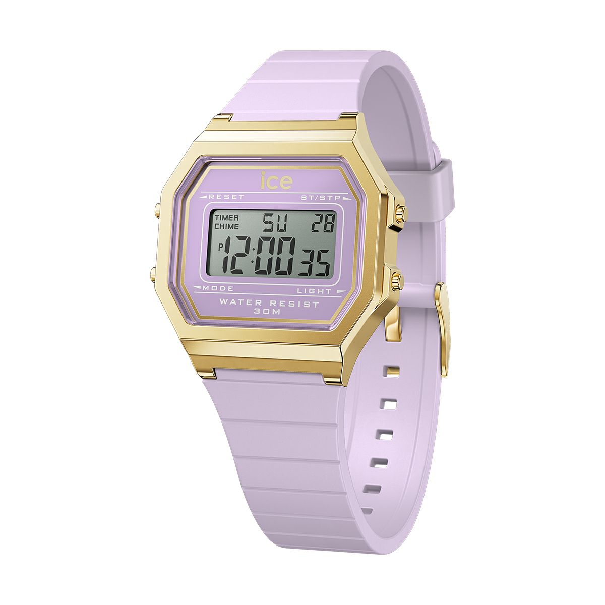 ICE-WATCH / アイスウォッチ ICE digit retro - ラベンダーペタル - スモールの公式ECサイト掲載画像