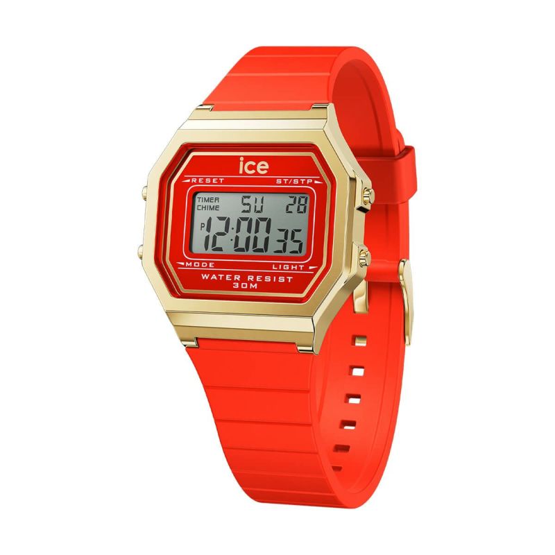 ICE-WATCH / アイスウォッチ ICE digit retro - レッドパッション - スモールの公式ECサイト掲載画像