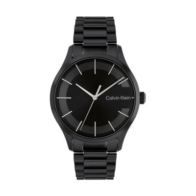 Calvin Klein / カルバンクライン モダン - 3H ブラック IP 42MM