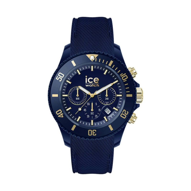 ICE-WATCH / アイスウォッチ ICE chrono - ダークブルーゴールド - ミディアム - CHの公式ECサイト掲載画像