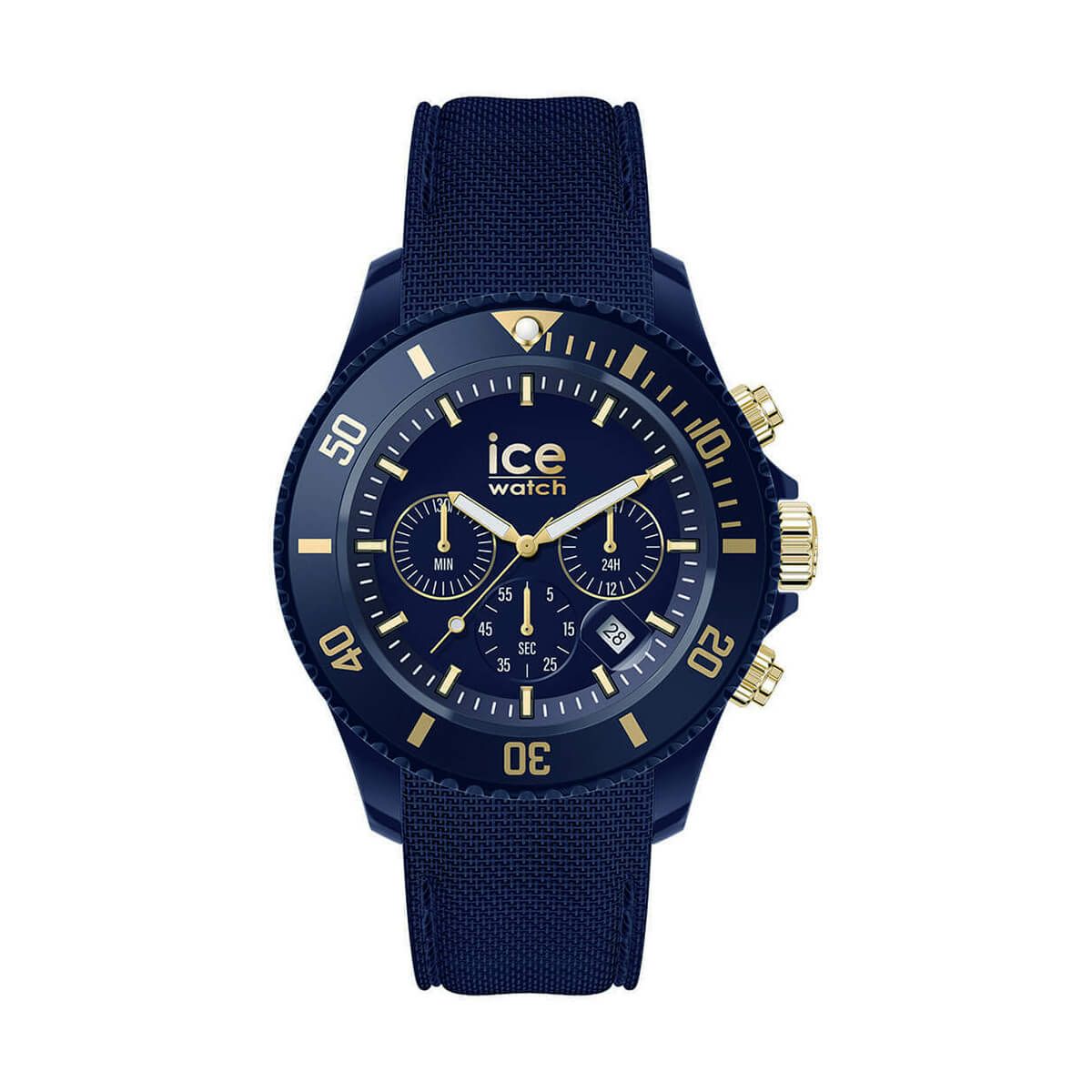 ICE-WATCH / アイスウォッチ ICE chrono - ダークブルーゴールド - ミディアム - CHの公式ECサイト掲載画像