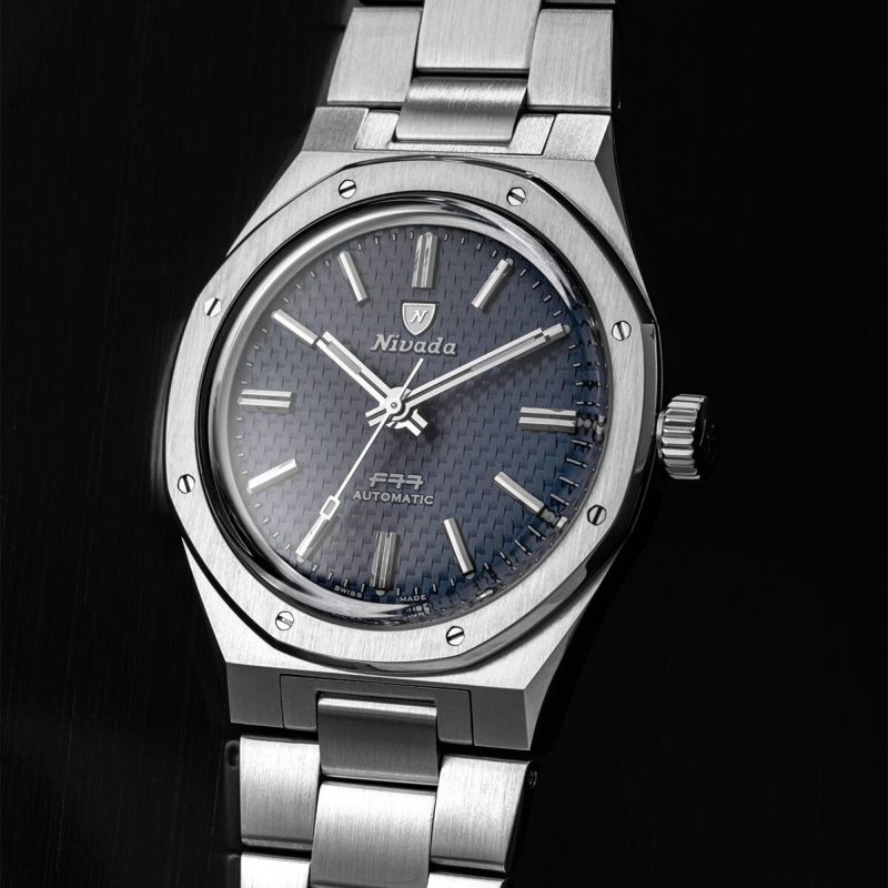 Nivada Grenchen / ニバダ グレンヒェン F77 ブルーダイヤル メンズ