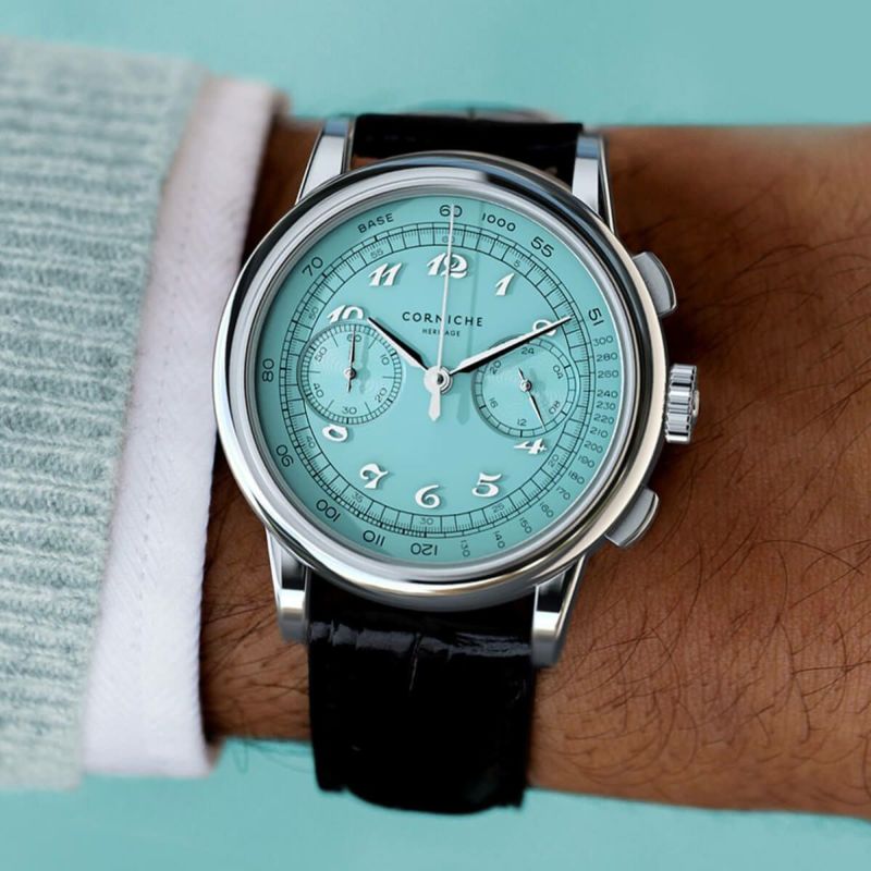 CORNICHE | 【世界400本限定】Corniche Watches / コーニッシュ ヘリテージクロノグラフ デマンドスペシアーレ IV  メンズ 男性用 腕時計 おしゃれ ブランド
