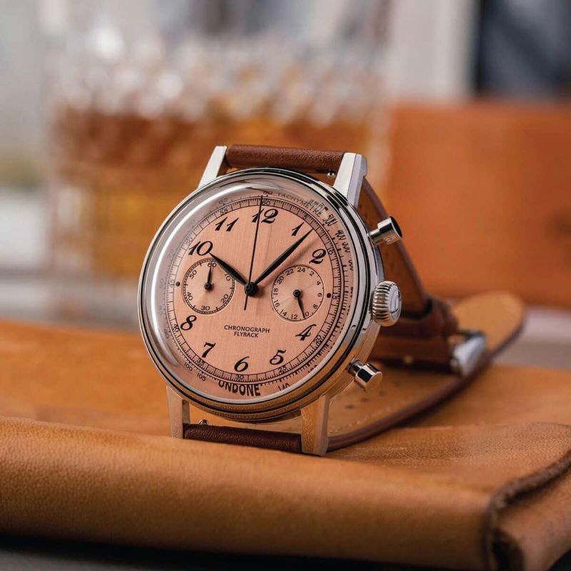 UNDONE | UNDONE / アンダーン アーバン - ヴィンテージ サーモン メンズ 男性用 腕時計 おしゃれ ブランド