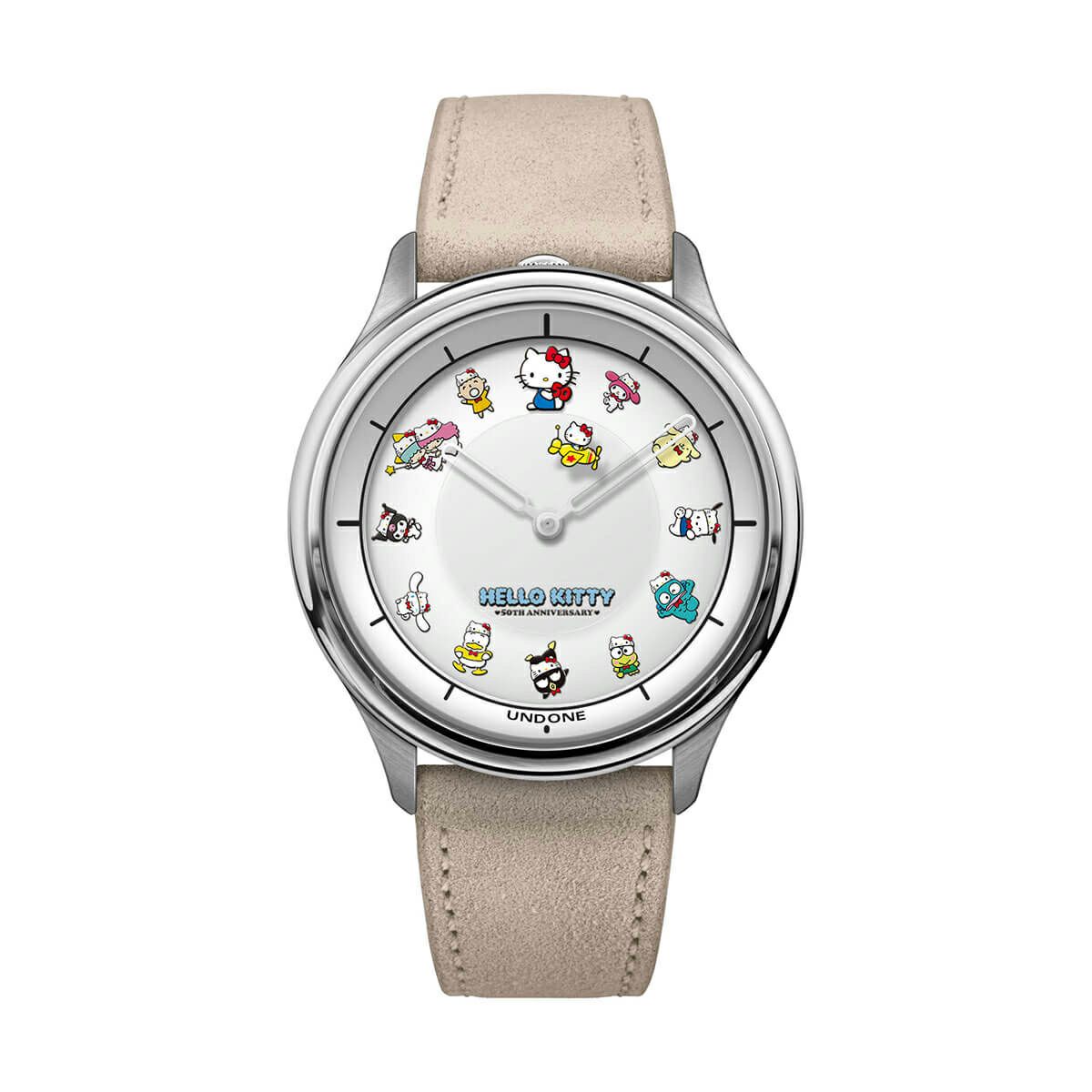 UNDONE / アンダーン × サンリオ コラボレーション ウォッチ ハローキティ 50周年 - パーティーパーティーの公式ECサイト掲載画像