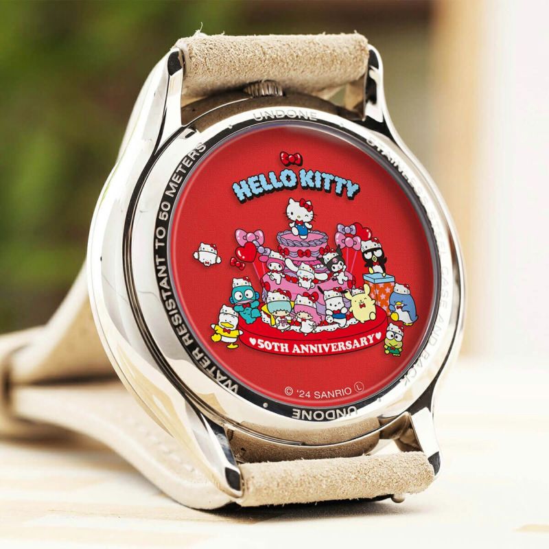 日本製日常生活防水クオーツ式サンリオ ハローキティ40周年限定腕時計 ウォッチ 4000本限定 KITTY