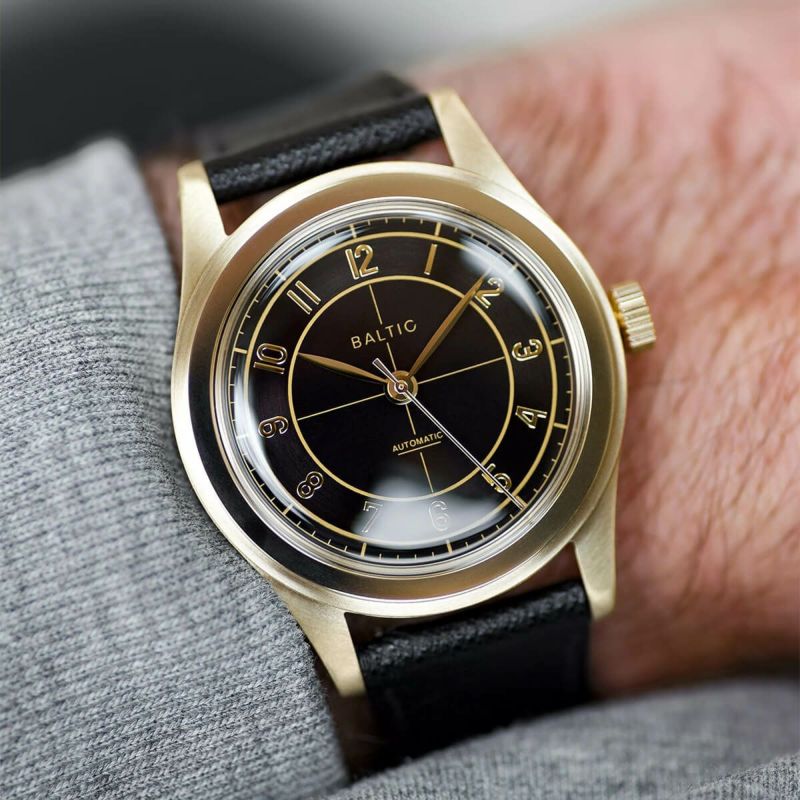 BALTIC WATCHES / バルチック HMS 002 GOLD PVD - BLACK メンズ 男性用 腕時計 おしゃれ ブランド