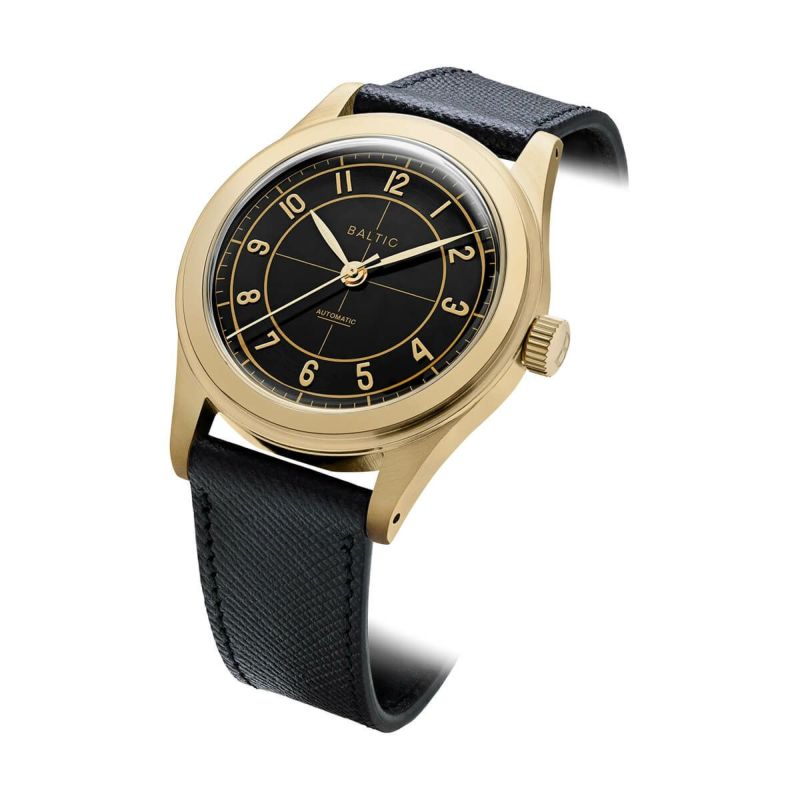 BALTIC WATCHES / バルチック HMS 002 GOLD PVD - BLACK メンズ