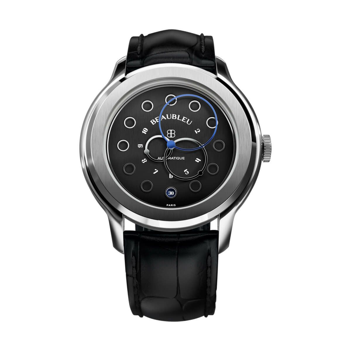 BEAUBLEU | BEAUBLEU / ボーブルー VITRUVE DATE BLACK ヴィトルーヴ 