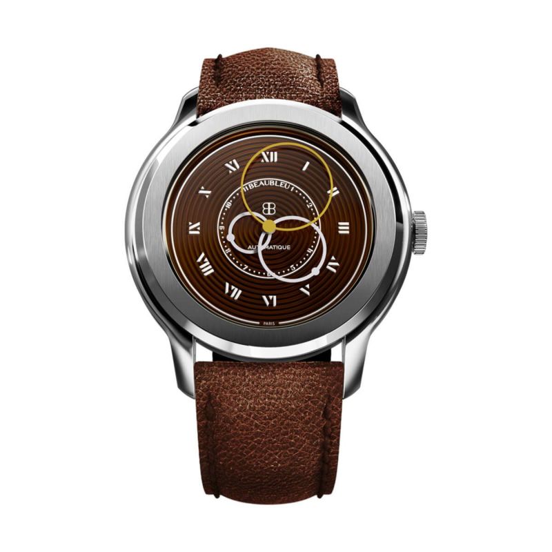 BEAUBLEU / ボーブルー VITRUVE ORIGINE COGNAC ヴィトルーヴ・オリジン・コニャック - コニャックレザーストラップの公式ECサイト掲載画像