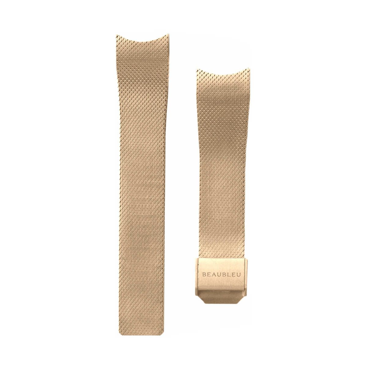 BEAUBLEU / ボーブルー ROSE GOLD BAND ローズゴールド ステンレススチール ストラップの公式ECサイト掲載画像