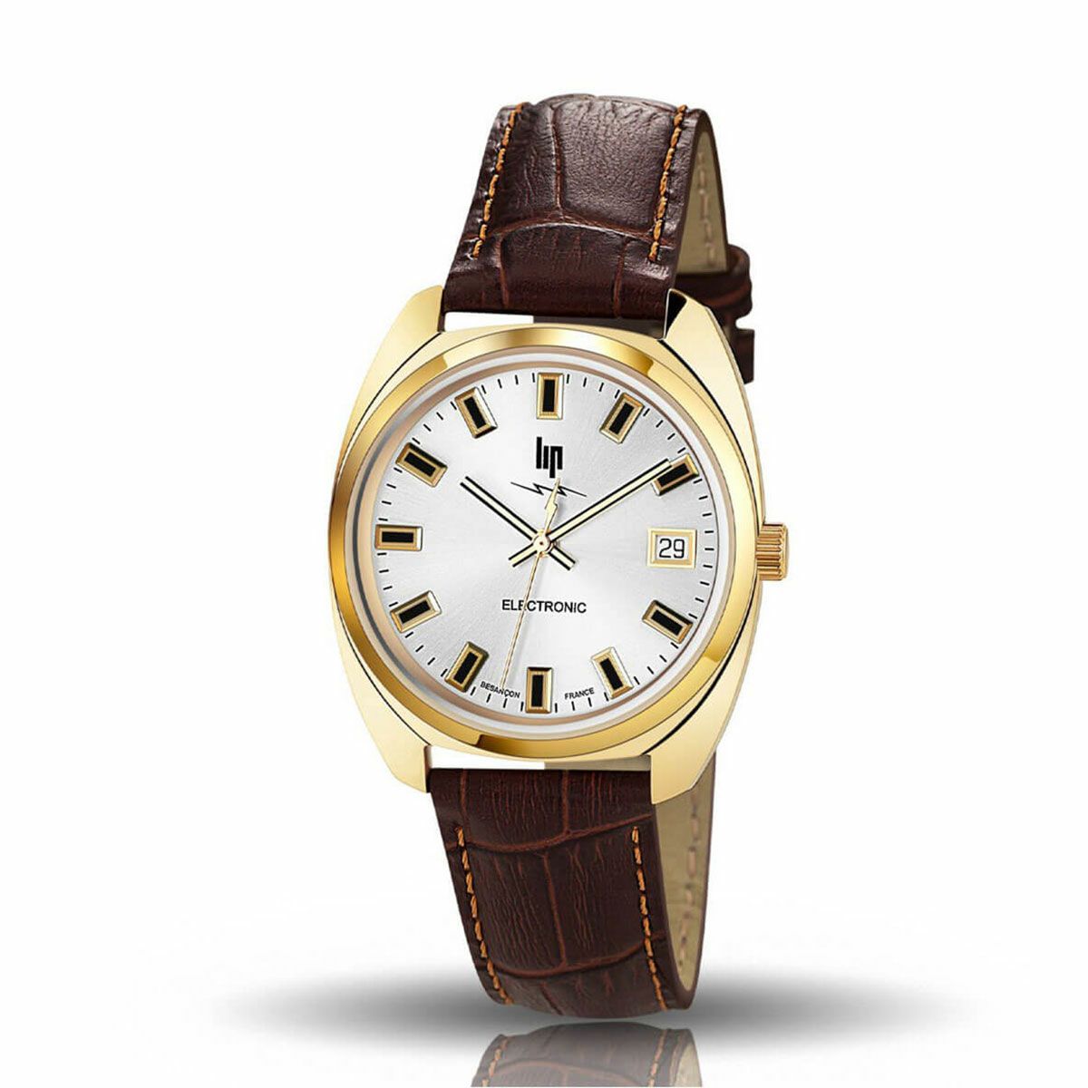 LIP / リップ GDG ジェネラル・ド・ゴール 35 ゴールド ブラウンレザーの公式ECサイト掲載画像