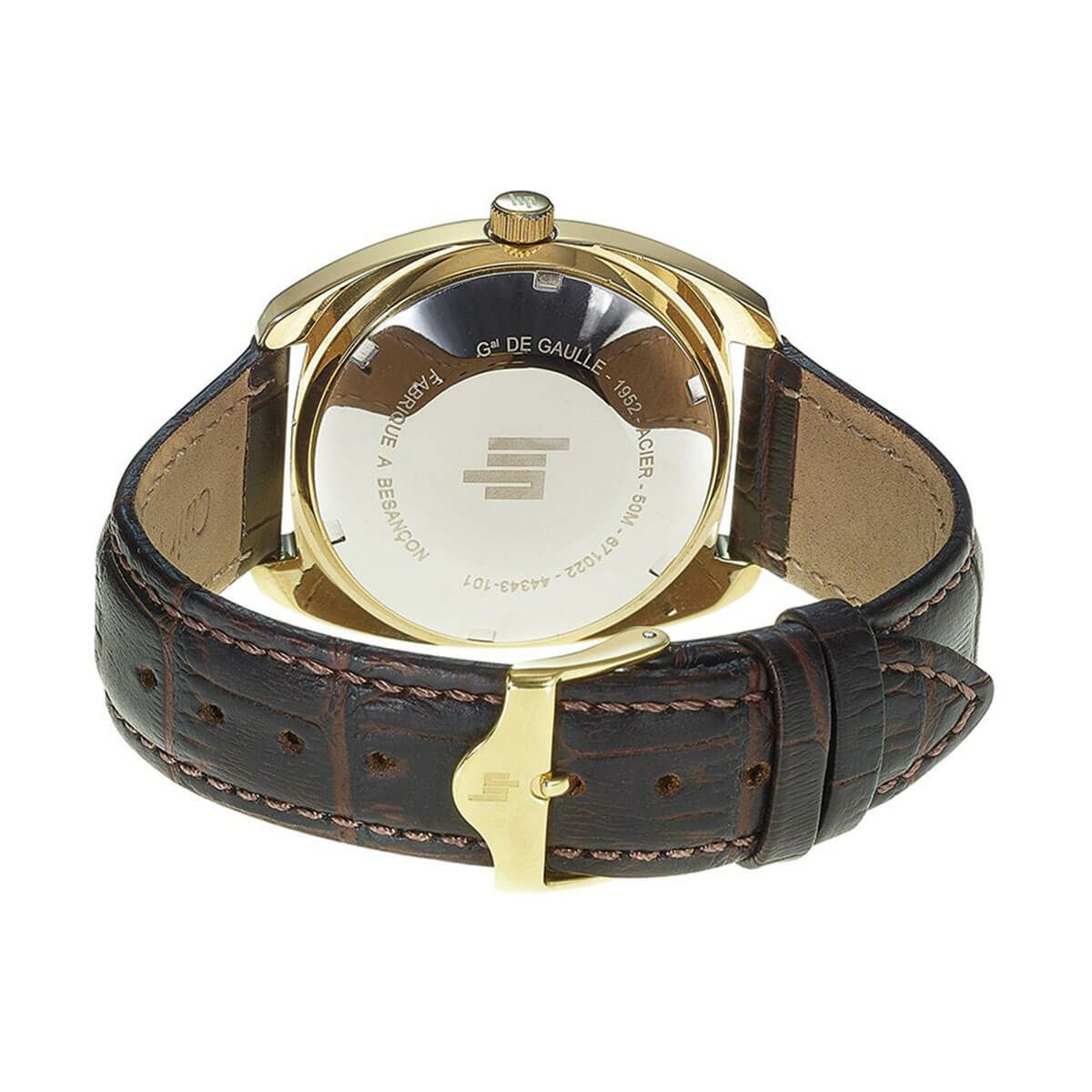 lip腕時計　リップ　クラシックレザー腕時計ゴールドブラウンレザー lip腕時計リップクラシックレザー腕時計ゴールドブラウンレザー