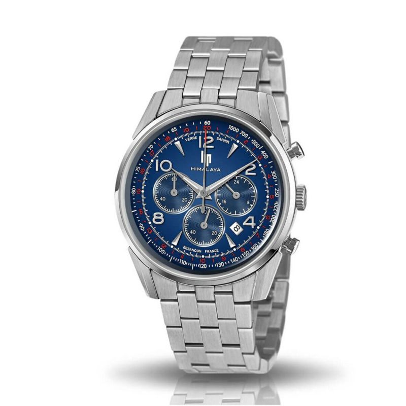 LIP / リップ ヒマラヤ 40MM クロノグラフ ダークブルー ステンレス