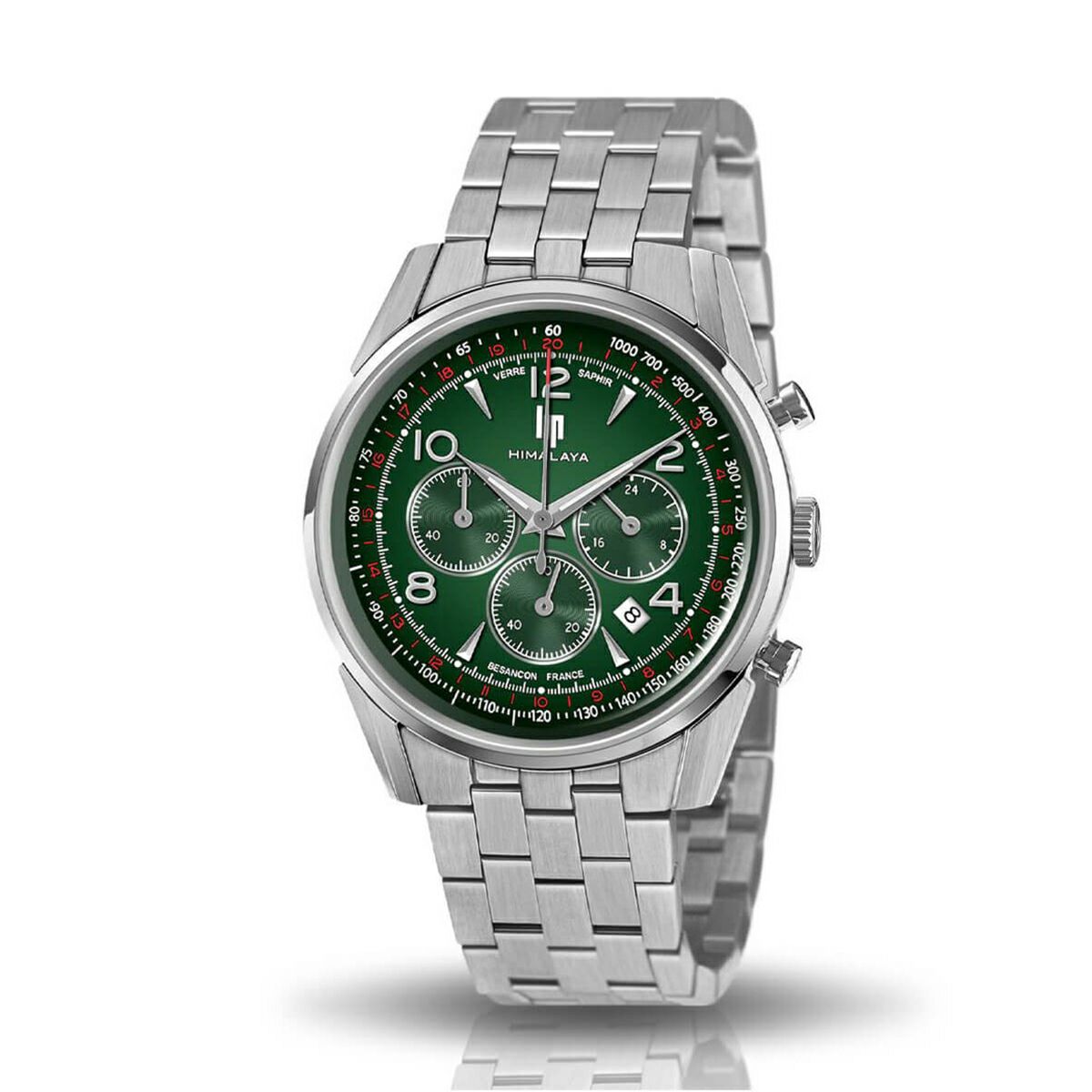 LIP / リップ ヒマラヤ 40MM クロノグラフ ダークグリーン ステンレススチールの公式ECサイト掲載画像