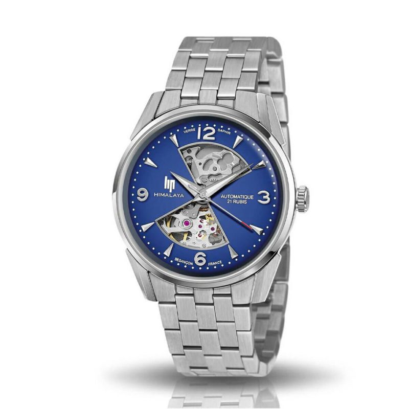 LIP / リップ ヒマラヤ 40MM サンドグラス ブルー ステンレススチール メンズ 男性用 腕時計 おしゃれ ブランド