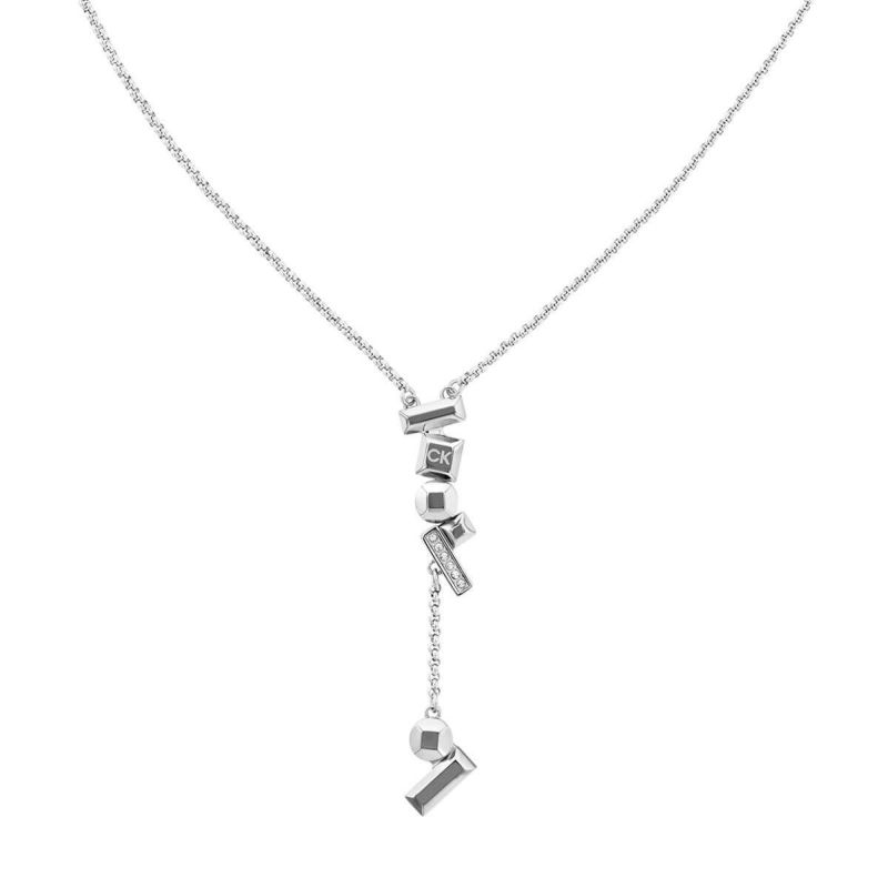 Calvin Klein / カルバンクライン ラスター - レディース SS W/クリスタル ネックレスの公式ECサイト掲載画像