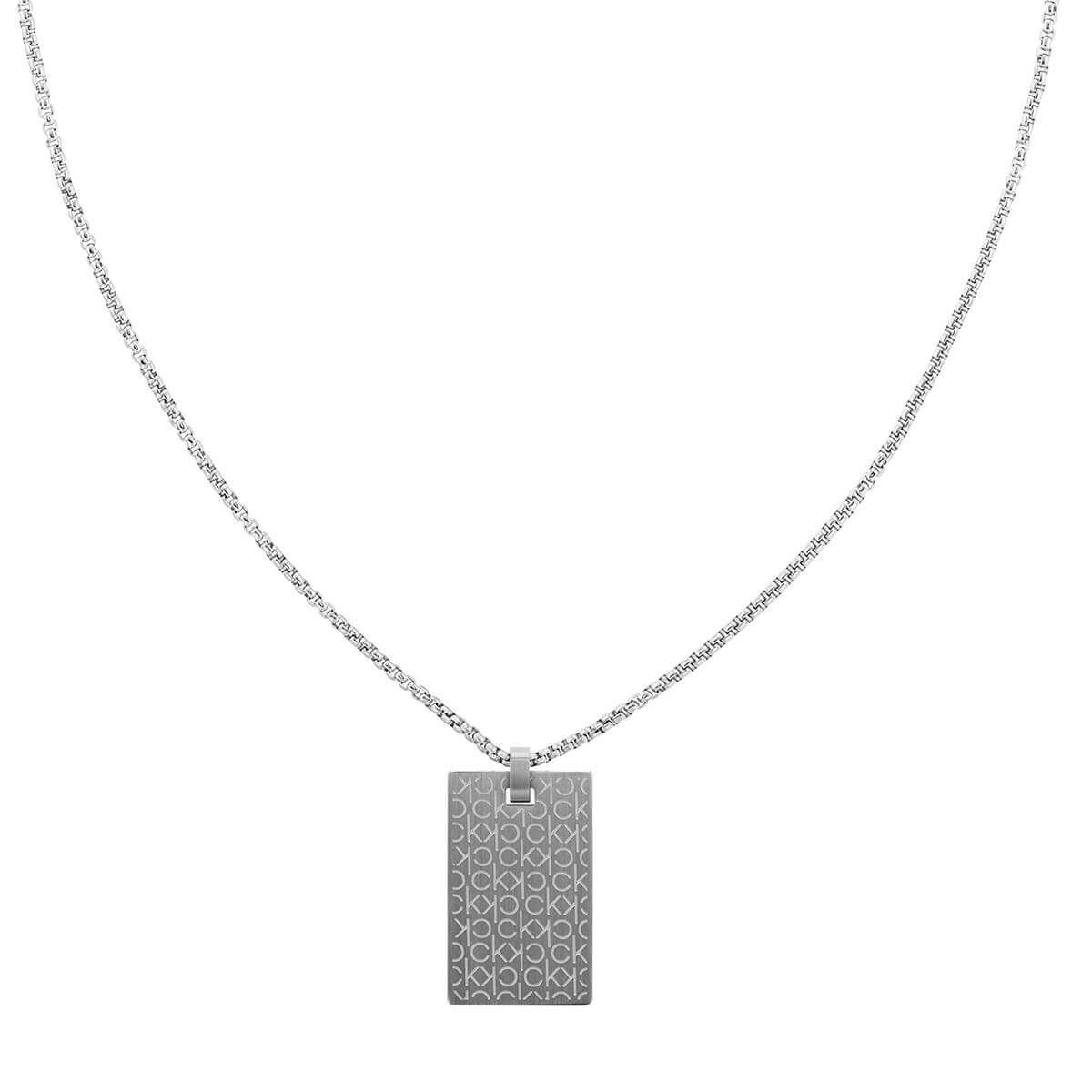 Calvin Klein / カルバンクライン アイコニック - メンズ SS ネックレスの公式ECサイト掲載画像