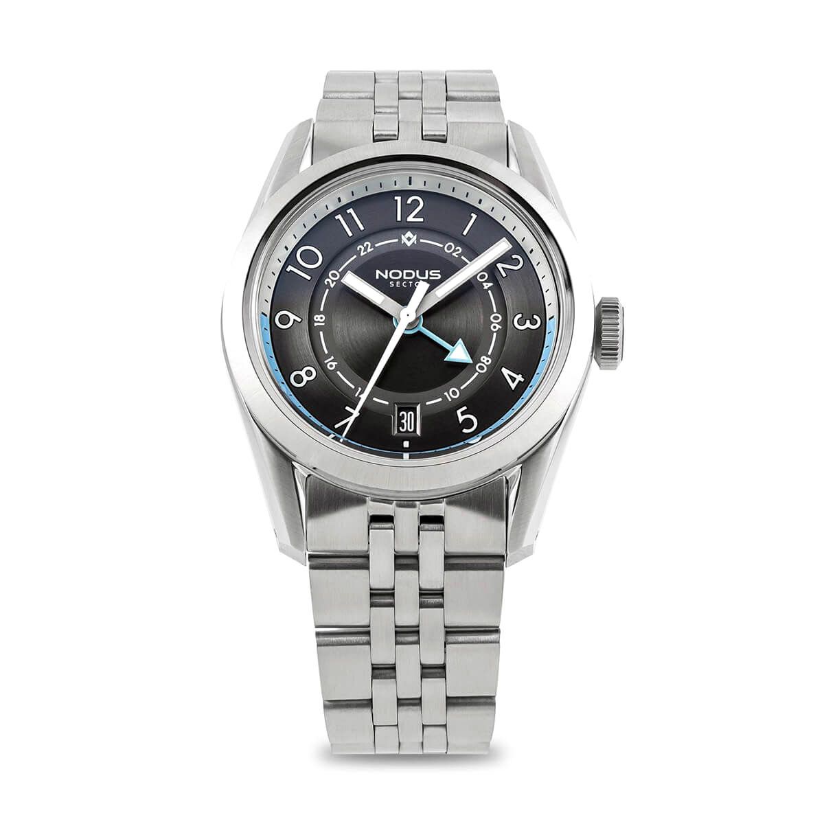NODUS Watches / ノダス ウォッチ SECTOR GMT - METRO STAINLESS STEEL 