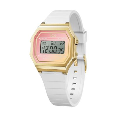 ICE-WATCH / アイスウォッチ ICE digit retro - ホワイトドリームスケープ - Small