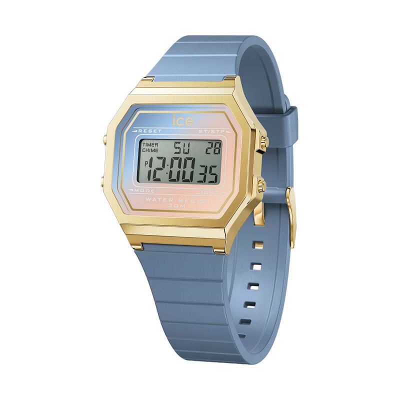 ICE-WATCH / アイスウォッチ ICE digit retro - ブルーマジェスティック - Smallの公式ECサイト掲載画像