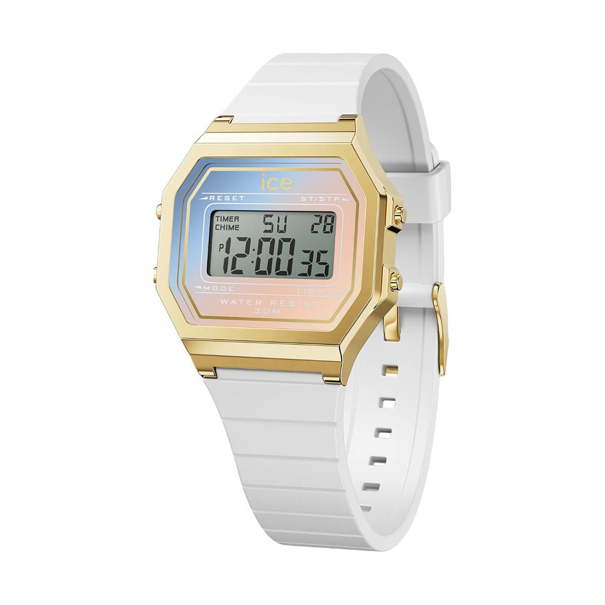 ICE-WATCH / アイスウォッチ ICE digit retro - ホワイトマジェスティック - Smallの公式ECサイト掲載画像