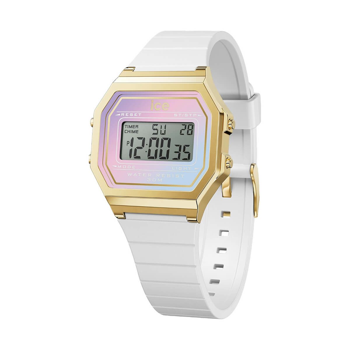 ICE-WATCH / アイスウォッチ ICE digit retro - ホワイトディライト - Smallの公式ECサイト掲載画像