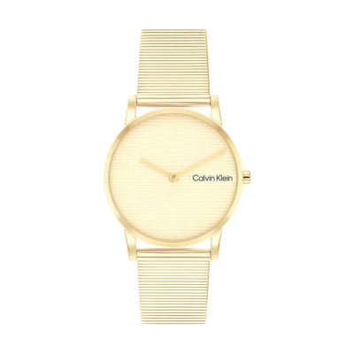 CalvinKlein | Calvin Klein / カルバンクライン エクセプショナル - 37MM ホワイト シルバー メッシュ メンズ  男性用 腕時計 おしゃれ ブランド