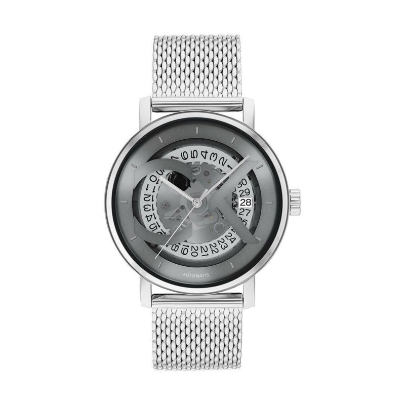 CalvinKlein | Calvin Klein / カルバンクライン アイコニック - 40MM グレー シルバー メッシュ メンズ 男性用  腕時計 おしゃれ ブランド