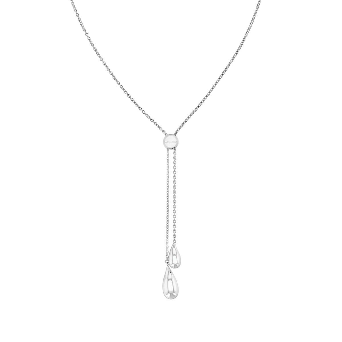 Calvin Klein / カルバンクライン スカルプチャード ドロップス - レディース SS ネックレスの公式ECサイト掲載画像