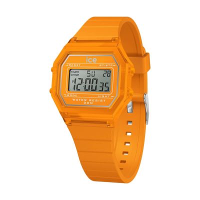 【未使用 極美品】Ice-Watch 赤フェイスクリアバンド ICE-WATCH | ICE-WATCH / アイスウォッチ ICE digit retro