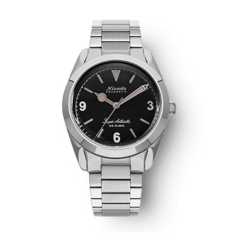 Nivada Grenchen / ニバダ グレンヒェン スーパーアンタークティック 3.6.9 ブラック フラットリンクブレスレットの公式ECサイト掲載画像