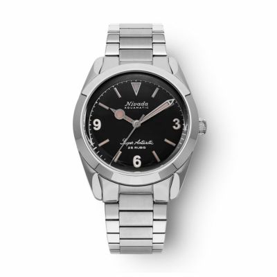 Nivada Grenchen / ニバダ グレンヒェン スーパーアンタークティック 3.6.9 ブラック フラットリンクブレスレットの公式ECサイト掲載画像