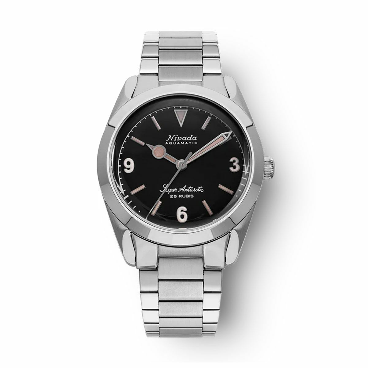 Nivada Grenchen / ニバダ グレンヒェン スーパーアンタークティック 3.6.9 ブラック フラットリンクブレスレットの公式ECサイト掲載画像