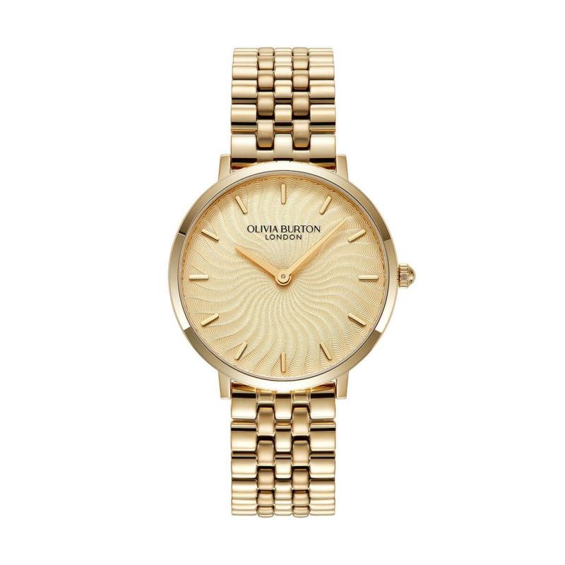 OLIVIA BURTON / オリビア・バートン シグネチャー - 35mm ラディアント サン ライトゴールド トーナル サンレイ ゴールド ブレスレットの公式ECサイト掲載画像